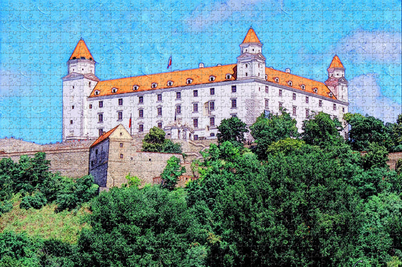 Slovakia Bratislava Castle Jigsaw Puzzle Wooden 1000 Piece