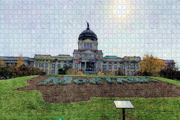 Helena Montana State Capitol USA Jigsaw Puzzle Wooden 1000 Piece