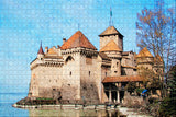 Switzerland Chillon Castle Montreux Jigsaw Puzzle Wooden 1000 Piece