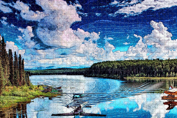 Talkeetna Alaska USA Jigsaw Puzzle Wooden 1000 Piece