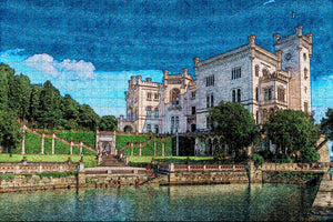 Italy Trieste Castle Jigsaw Puzzle Wooden 1000 Piece