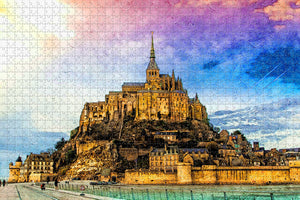 France Mont St Michel Normandy Jigsaw Puzzle Wooden 1000 Piece