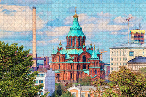 Finland Uspenski Cathedral Helsinki Jigsaw Puzzle Wooden 1000 Piece