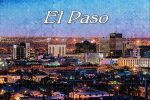 USA America El Paso Jigsaw Puzzle Wooden 1000 Piece