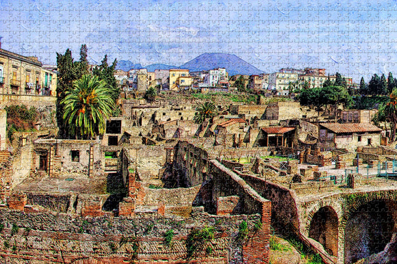 Herculaneum Italy Jigsaw Puzzle Wooden 1000 Piece