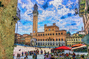 Italy Siena Jigsaw Puzzle Wooden 1000 Piece