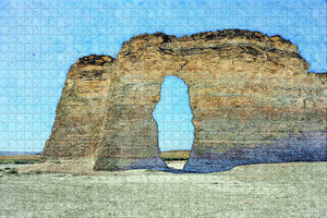 Oakley Monument Rocks Kansas USA Jigsaw Puzzle Wooden 1000 Piece