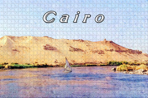 Egypt River Nile Cairo Jigsaw Puzzle Wooden 1000 Piece