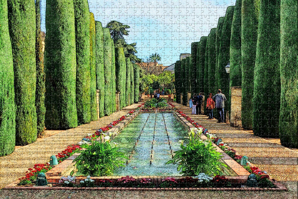 Spain Royal Palace of Cordoba Jigsaw Puzzle Wooden 1000 Piece