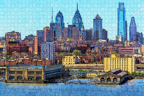 Philadelphia USA Jigsaw Puzzle Wooden 1000 Piece