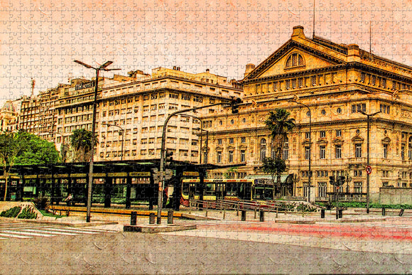 Argentina Teatro Colon Buenos Aires Jigsaw Puzzle Wooden 1000 Piece