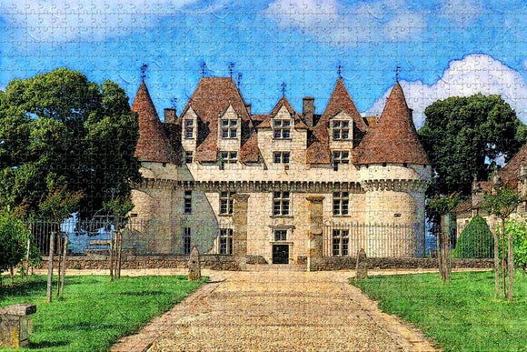 France Chateau de Monbazillac Bergerac Jigsaw Puzzle Wooden 1000 Piece