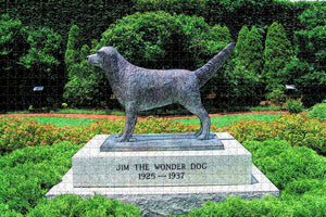 Marshall Wonder Dog Memorial Garden Missouri USA Jigsaw Puzzle Wooden 1000 Piece