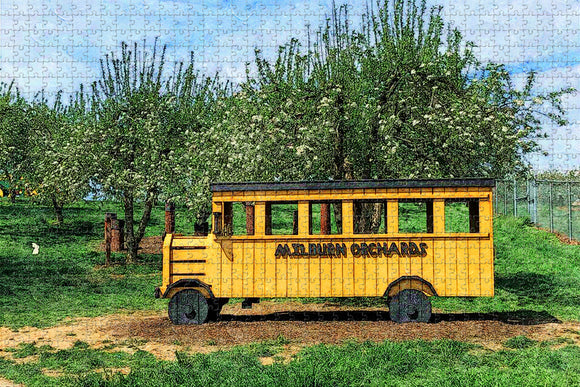 Elkton Milburn Orchards Maryland USA Jigsaw Puzzle Wooden 1000 Piece