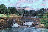 Spokane Falls USA Jigsaw Puzzle Wooden 1000 Piece