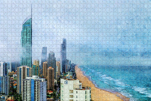 Australia Surfers Paradise Gold Coast Jigsaw Puzzle Wooden 1000 Piece