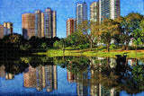 Brazil Flamboyant Park Goiania Jigsaw Puzzle Wooden 1000 Piece