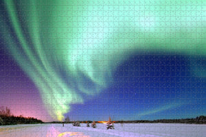 Aurora Borealis Alaska Jigsaw Puzzle Wooden 1000 Piece