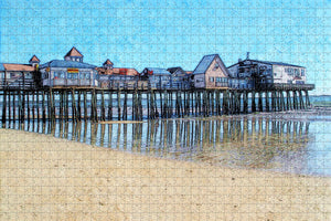 Old Orchard Beach Maine USA Jigsaw Puzzle Wooden 1000 Piece