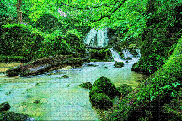 UK England Janet's Foss Malham Skipton Yorkshire Jigsaw Puzzle Wooden 1000 Piece