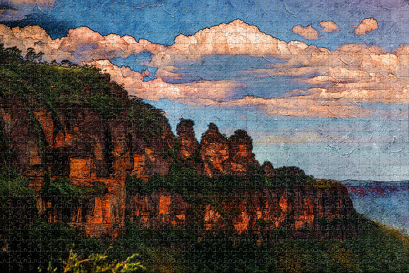 Australia Three Sisters Katoomba Jigsaw Puzzle Wooden 1000 Piece