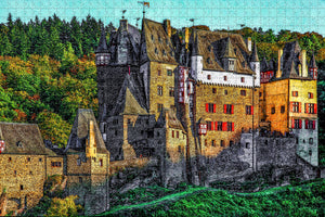 Germany Burg Eltz Sachsen Jigsaw Puzzle Wooden 1000 Piece