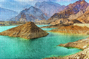 Oman Lake Jigsaw Puzzle Wooden 1000 Piece