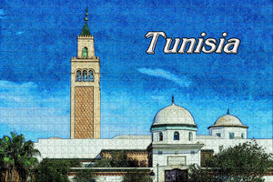 Old City Tunisia Jigsaw Puzzle Wooden 1000 Piece