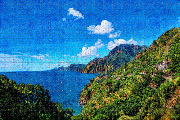 Amalfi Sorrento Italy Jigsaw Puzzle Wooden 1000 Piece