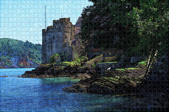 UK England Dartmouth Castle Jigsaw Puzzle Wooden 1000 Piece