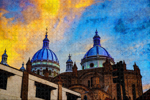 Ecuador Cathedral Of Cuenca Basin Jigsaw Puzzle Wooden 1000 Piece