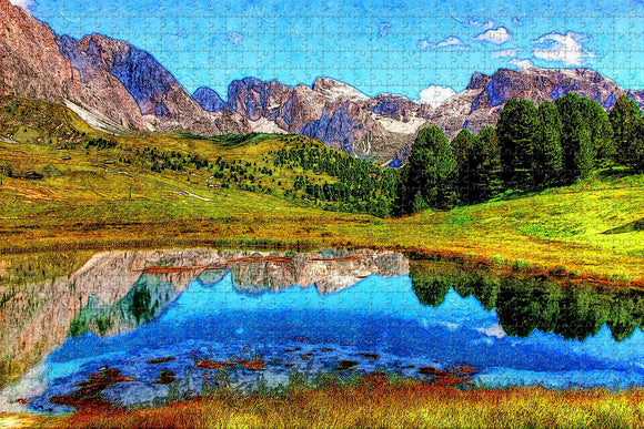 South Tyrol Italy Jigsaw Puzzle Wooden 1000 Piece