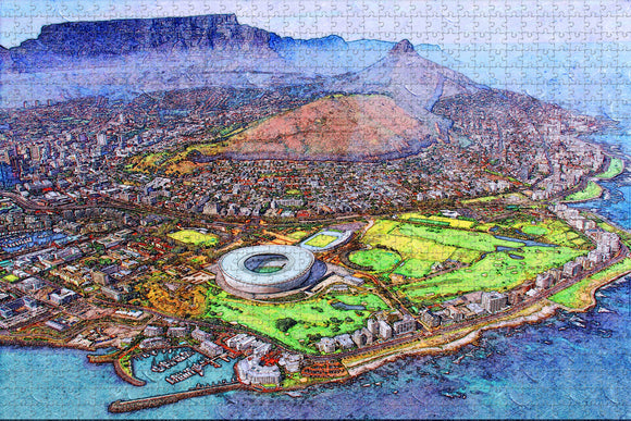 South Africa Cape Town Jigsaw Puzzle Wooden 1000 Piece