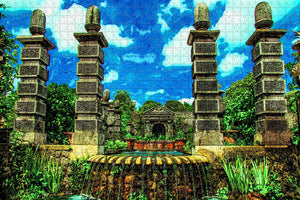 UK England Arundel Gardens Jigsaw Puzzle Wooden 1000 Piece