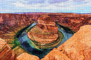 Page Horseshoe Bend Arizona USA Jigsaw Puzzle Wooden 1000 Piece