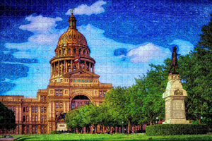 Texas State Capitol Austin USA Jigsaw Puzzle Wooden 1000 Piece