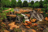 Falls Park on the Reedy Greenville USA Jigsaw Puzzle Wooden 1000 Piece