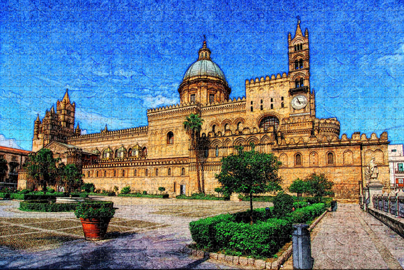 Italy Palermo Sicily Jigsaw Puzzle Wooden 1000 Piece