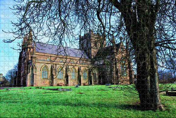 UK England Armagh Church of Ireland Jigsaw Puzzle Wooden 1000 Piece