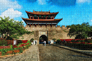 China Yunnan Dali Old Town Jigsaw Puzzle Wooden 1000 Piece