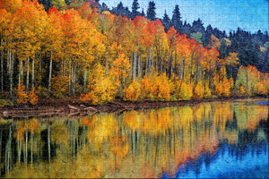 Aspen Fall Colorado USA Jigsaw Puzzle Wooden 1000 Piece