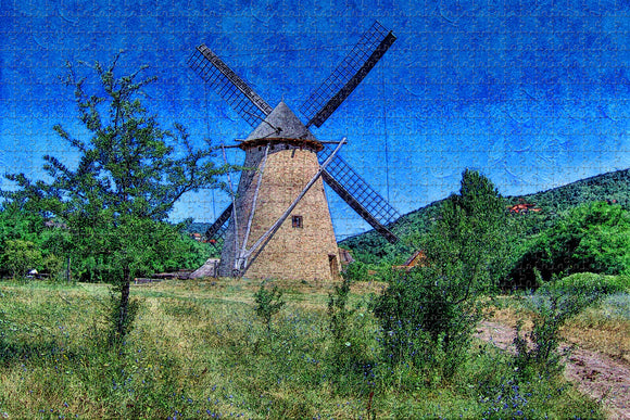 Hungary Windmill Jigsaw Puzzle Wooden 1000 Piece