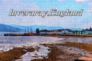 UK England Inveraray Port Jigsaw Puzzle Wooden 1000 Piece