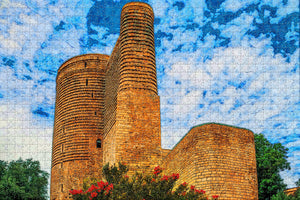 Maiden Tower Baku Azerbaijan Jigsaw Puzzle Wooden 1000 Piece