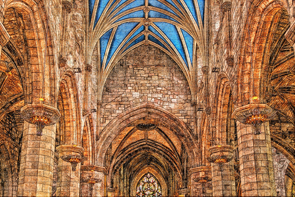 UK ScotlandEdinburgh Church Jigsaw Puzzle Wooden 1000 Piece