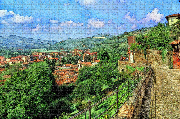 Italy Asti Jigsaw Puzzle Wooden 1000 Piece