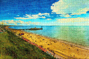 UK England Bournemouth Beach Jigsaw Puzzle Wooden 1000 Piece