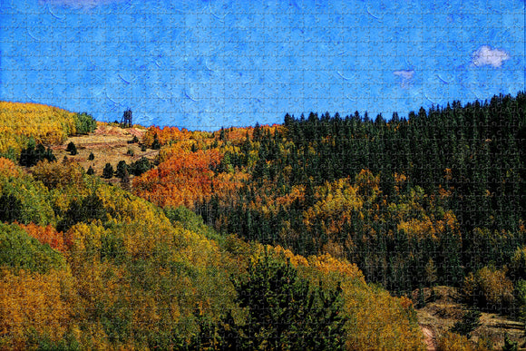 Cripple Creek Mollie Kathleen Gold Mine Colorado USA Jigsaw Puzzle Wooden 1000 Piece