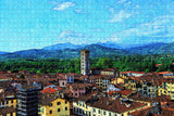 Italy Guinigi Tower Lucca Jigsaw Puzzle Wooden 1000 Piece