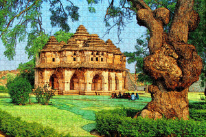 India Lotus Mahal Karnataka Jigsaw Puzzle Wooden 1000 Piece